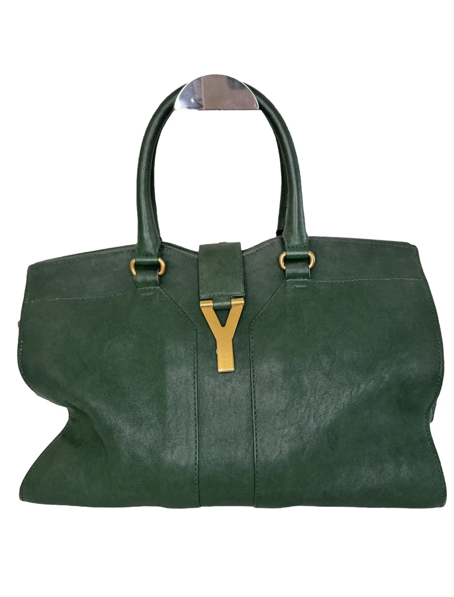 Yves saint laurent green bag sale