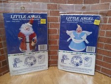 VTG 1992 Kappie Originals Little Angels Christmas Kits Lot Of 2 Free Shipping