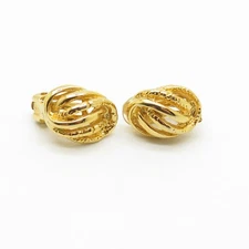 Gold Tone Fashion Clip on  Earrings