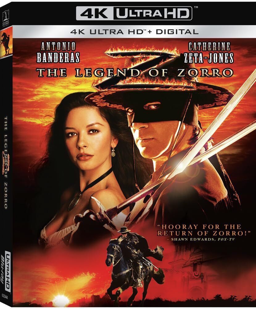 The Legend Of Zorro (Blu-ray) Alberto Reyes Catherine Zeta-Jones Rufus Sewell