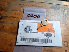 Harley Davidson Key 0000 Evolution Touring Softail Dyna FXR Sportster 