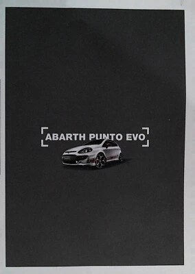 EA4527 Brochure Catalogue Prospekt Abarth Punto EVO French Français (CH) - Photo 1/3