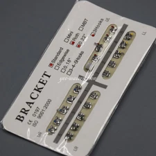 20 Pcs/Pack Dental Orthodontic Metal Bracket Brace Standard Roth.022 Hooks 3