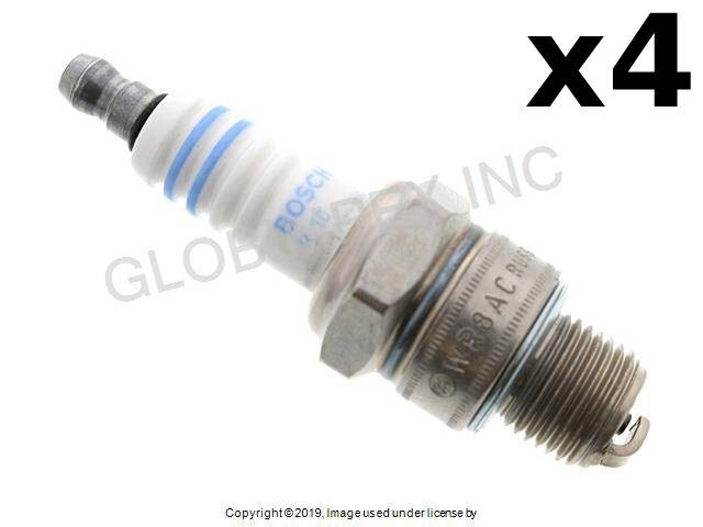 VOLKSWAGEN 1949-1980 Spark Plug 4 PCS BOSCH  1 YEAR WARRANTY