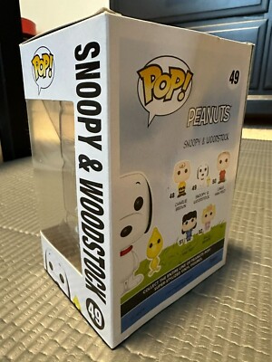 Funko Pop! Peanuts #49 Snoopy & Woodstock Vinyl Figure NIB Vaulted