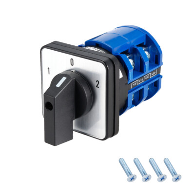 Changeover Switch 3 Position Rotary Selector Cam Switch 8 Terminals Closet