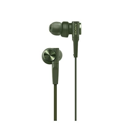 SONY MDR-XB55 Bass Booster In-Ear Kopfhörer grün NEU aus Japan Kostenloser Ve...