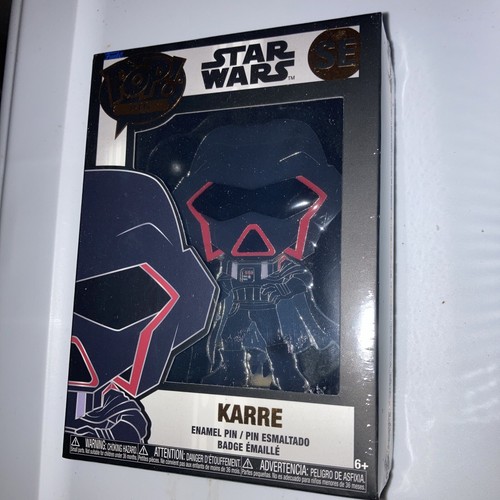 Funko POP! Star Wars Karre Enamel Pin w/ Removable Stand - SE - Disney - NEW - Picture 5 of 6