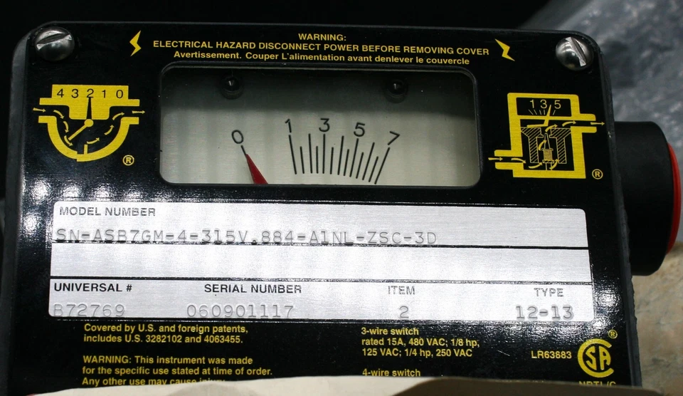 One UFM SN-ASB7GM-4-315V.884-A1NL-ZSC-3D Control Box Type 12 GOSS WP.5338926 NEW - Image 2 of 4