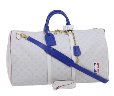 Louis Vuitton X NBA LV Keepall Bandouliere White Basketball Box