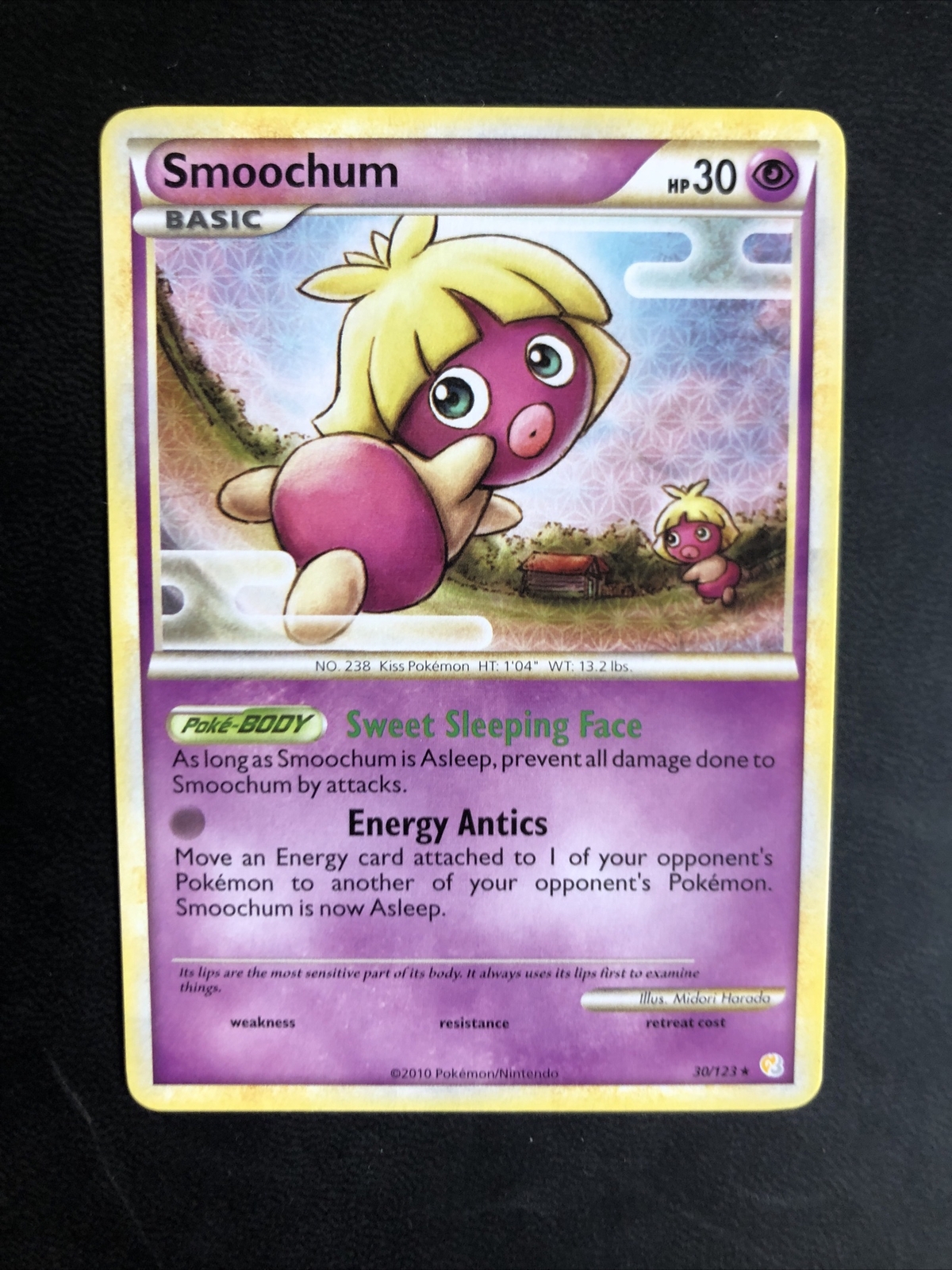 Pokémon TCG Smoochum Heartgold Soulsilver 30/123 Regular Rare LP/NM
