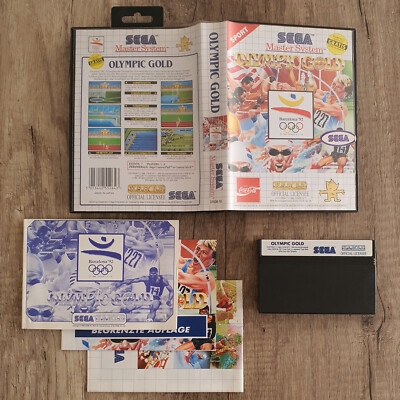 Sega Master System   Olympic Gold - begrenzte Auflage   komplett in OVP | CIB