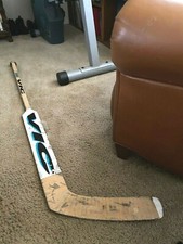 Steve Shields San Jose Sharks Signed Vic Game Used GOALIE Stick       