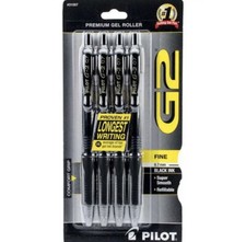 G2 Premium Gel Rolling Ball Pen Fine .7mm 4/P...