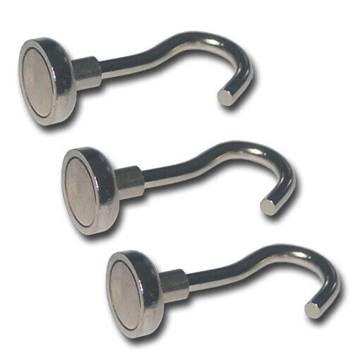 NEODYM MAGNETE MIT HAKEN ✅ ÖSE Ø10-75mm STARKE HAFTKRAFT HAKENMAGNET MAGNETHAKEN - Bild 10 von 25