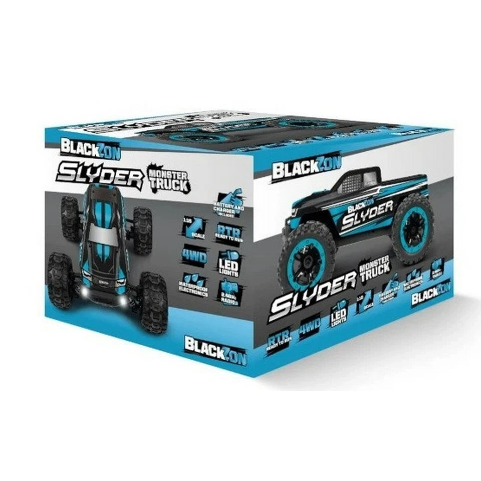 HPI Blackzon Slyder ST 1/16 4WD Electric Stadium Truck - Blau 540105 - Bild 4 von 4
