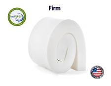 Upholstery Foam Cushion 7"x 22"x 80" Firm 1.8 lb/per cubic ft density 48lb-ILD