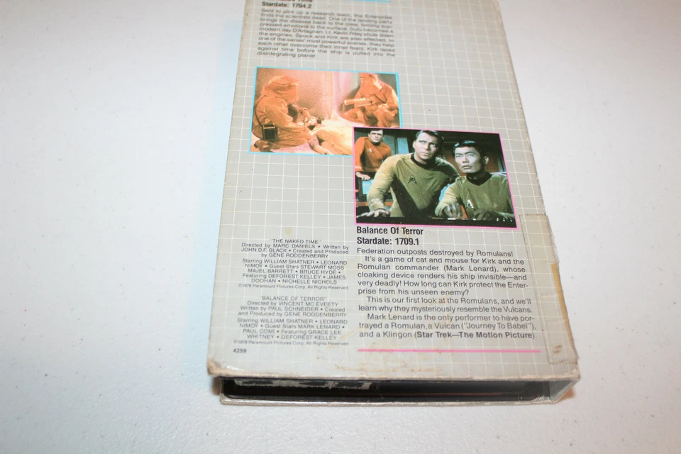 Star Trek The Collector's Edition - The Naked Time (VHS 1978) William Shatner - Image 2 of 2