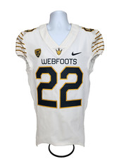 2016 Oregon DUCKS Football TEAM-ISSUED Nike SPRING GAME JERSEY #22    Men's  40