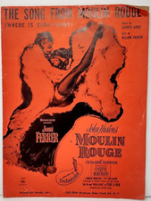 The Song From Moulin Rouge Sheet Music Where Is Your Heart 1953