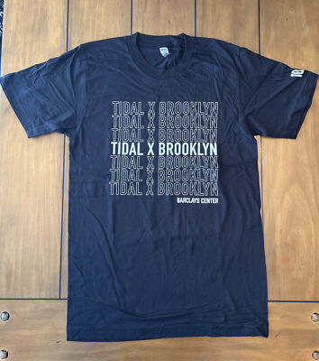 Black T Shirt S Tall Tidal x Brooklyn Barclays Center Brooklyn New York