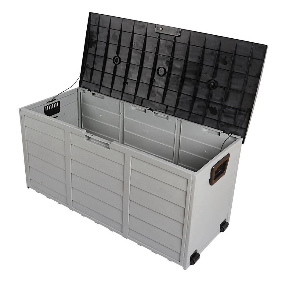 Large 290L Garden Storage Outdoor Box Plastic Utility Chest Unit Box Waterproof - Image 2 of 4