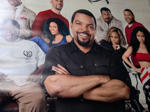 Warner Bros Barbershop: The Next Cut Movie Theatre Poster Ice Cube Cedric Minaj - Picture 4 of 8