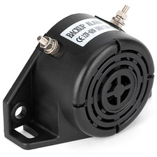 Backup Alarm 110dB Waterproof 12V-48V Industrial Reverse Warning for Trucks