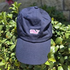 Vineyard Vines Whale Logo Navy Blue Baseball Hat Unisex