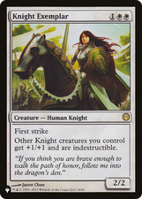 Knight Exemplar (The List) Knights vs. Dragons NM White Rare MAGIC CARD ABUGames