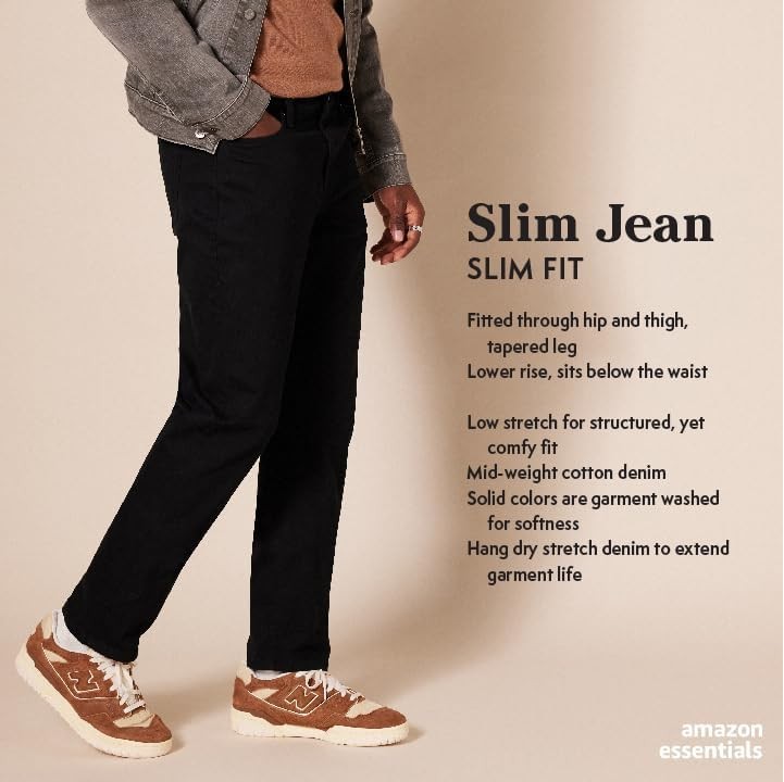 FIT JEANS - AMAZON ESSENTIALS MENS SLIM View 2