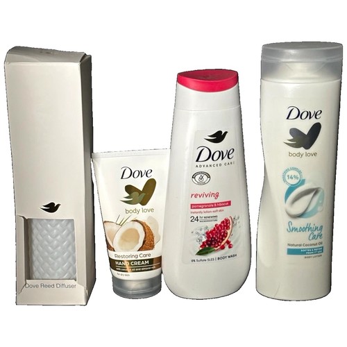 Dove Body Love Body Lotion 250ml + Hand Cream 75ml + Body Wash 225ml Set