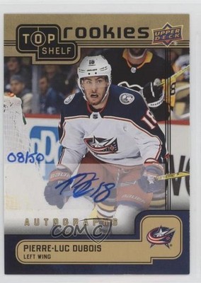 2018 National Convention Top Shelf Rookies 8/50 Pierre-Luc Dubois Auto k1f