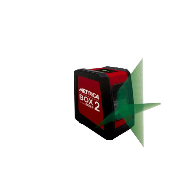 Laserbox 2 Green Metrica 61302 pour aligner vos meubles et étagères intérieures
