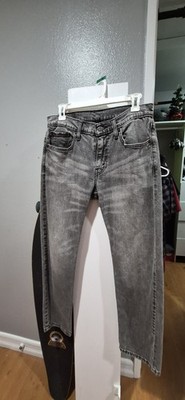 Levi's 502 Regular Taper Jeans W30 L30 Gray Wash