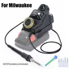 WEP 937D-I Cordless Digital Soldering Iron Station Compatible with Milwaukee M18