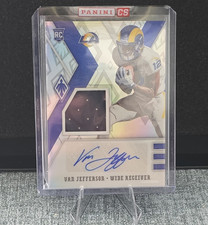 Panini Phoenix Rps Rookie Auto Jersey Van Jefferson Rams Serial RJA-VJ /199