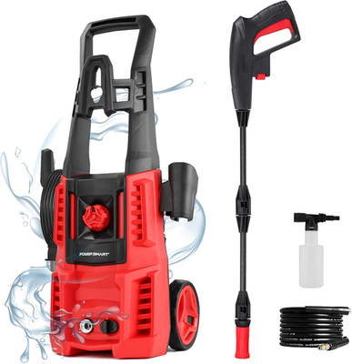 #ad Electric Pressure Washer 4800 PSI Max3.0 GPM 5quot; Wheels 18M Cord Hose Length $155.12