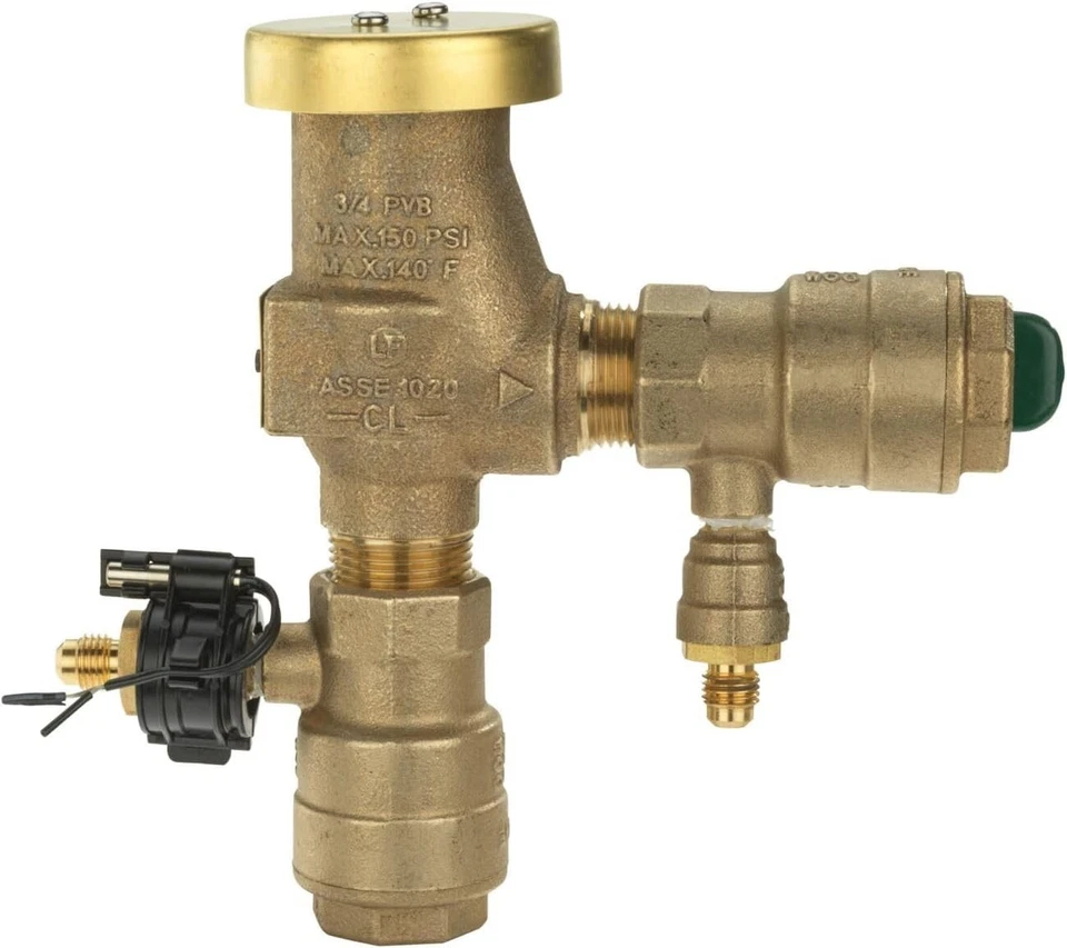 765 Series 3/4" Bronze Pressure Vacuum Disjuntor Preventer Backflow, Quarter Tu... - Imagem 3 de 4