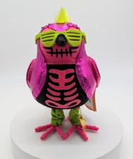 Target Halloween Hyde And Eek 2024 GLITTERS Fabric Bird Featherly Friends Pink