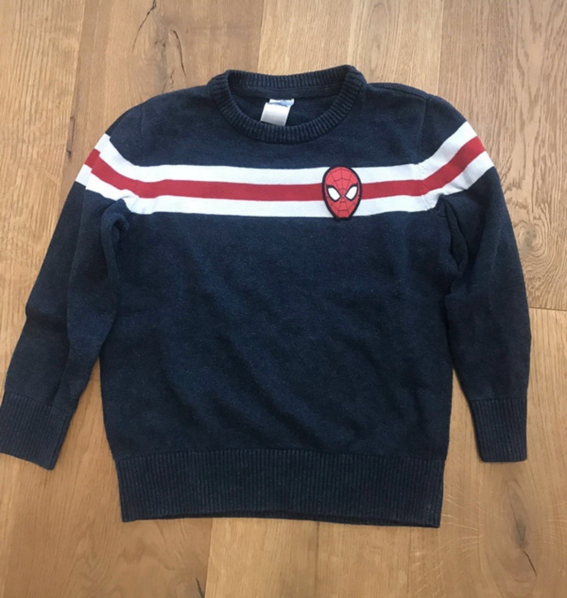 Kinder Jungen Pulli Strick Gr. 122, Spiderman–sammeln