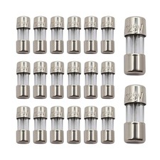 Mini Christmas Light Strings Replacement Glass Fuses - 3A/3Amp 110V 125V Fast-Bl