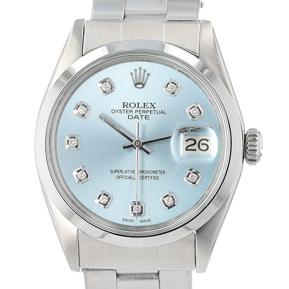 Rolex Oyster Perpetual Date Steel Blue