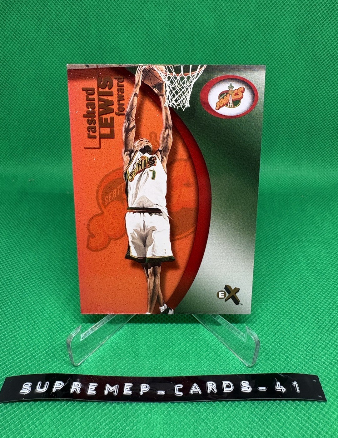 2000-01 EX Essential Credentials Now Rashard Lewis 038/201 #84 Rare SuperSonics