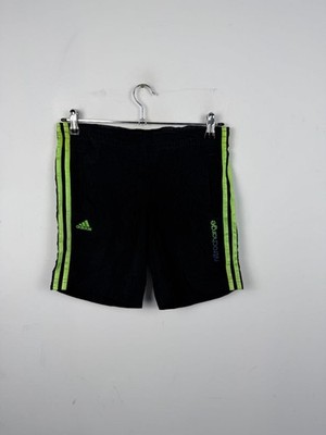 Adidas Jungen Badeshorts schwarz & neongrün Größe 10 Jahre sehr guter Zustand GS29