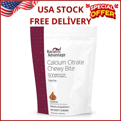 Bariatric Advantage Calcium Citrate Chewy Bites 500 mg - for Bariatric Surger...