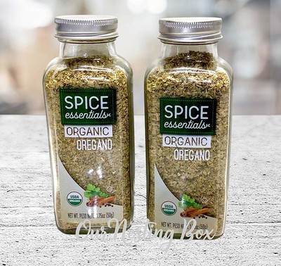 2 Spice Essentials Organic Dried Oregano 1.75oz Each