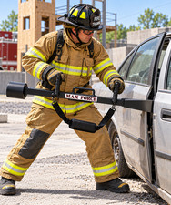 25Lbs Halligan Style Forced Entry Tool for Firefighters  Police - 38" length -T