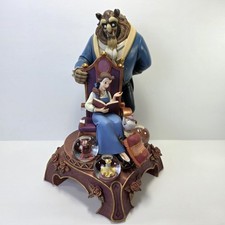 10th Anniversary BEAUTY & THE BEAST SNOW GLOBE RARE - AS IS!