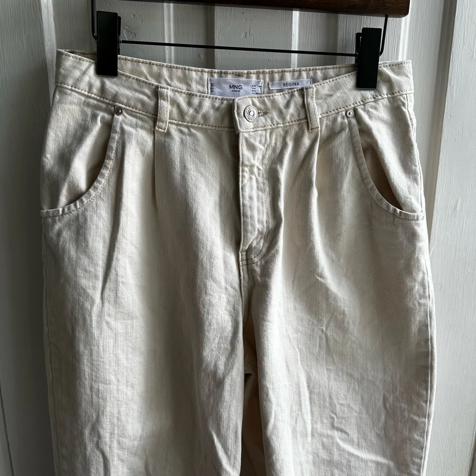 Pantalones de mezclilla Mango MNG Regina holgados calce relajado  Foto 3 de 4